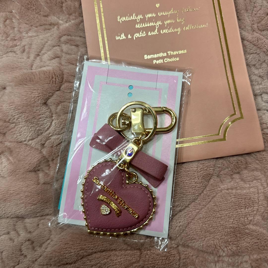新品未使用サマンサタバサプチチョイスSamanthaハートモチーフキーホルダー