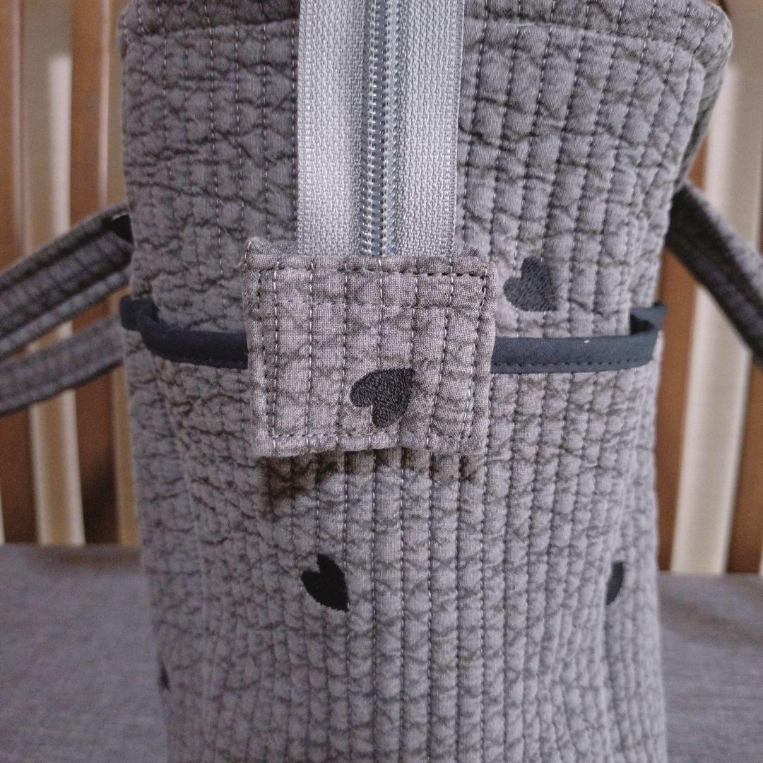 めぐぴ　ポケットいっぱいヌビバッグ　ファスナーバッグ　ハンドメイド