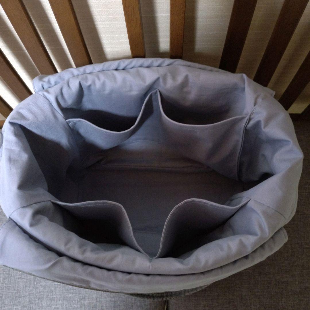 めぐぴ　ポケットいっぱいヌビバッグ　ファスナーバッグ　ハンドメイド