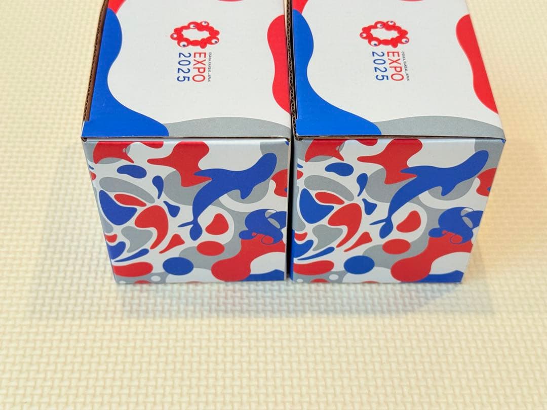 関西万博 EXPO 2025 ミャクミャク マグカップ 赤 青 2点セット