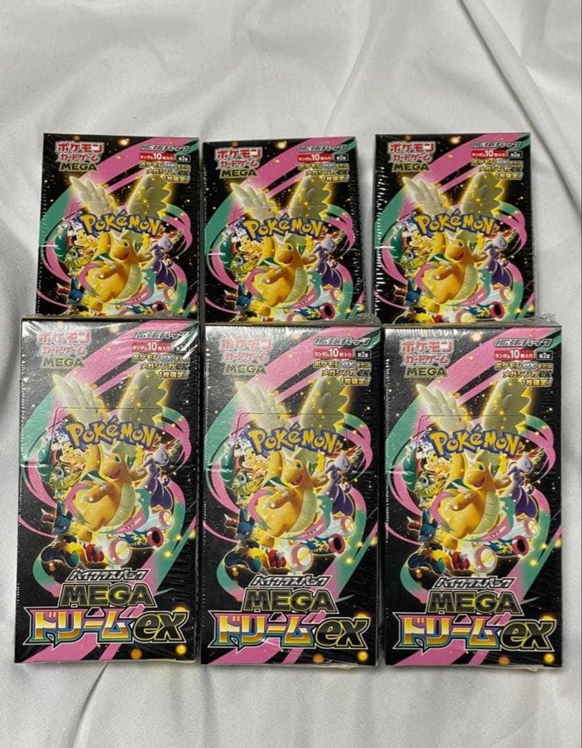 ポケモンカード MEGAドリームex 6BOX