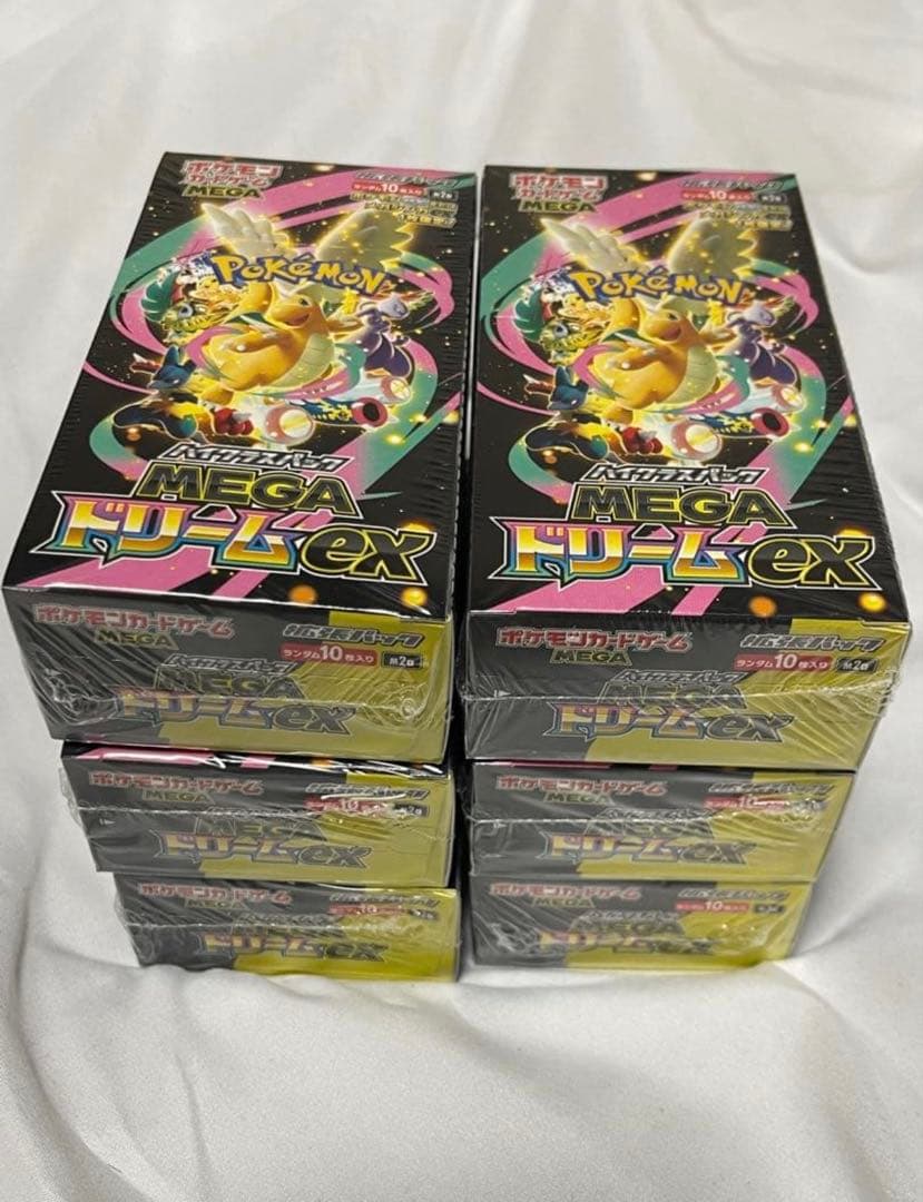 ポケモンカード MEGAドリームex 6BOX