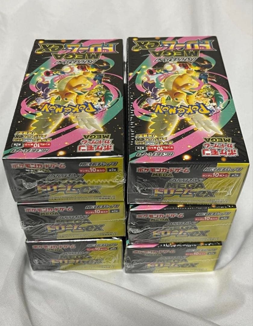 ポケモンカード MEGAドリームex 6BOX