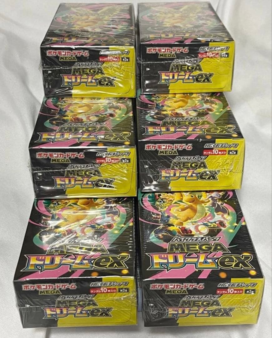 ポケモンカード MEGAドリームex 6BOX