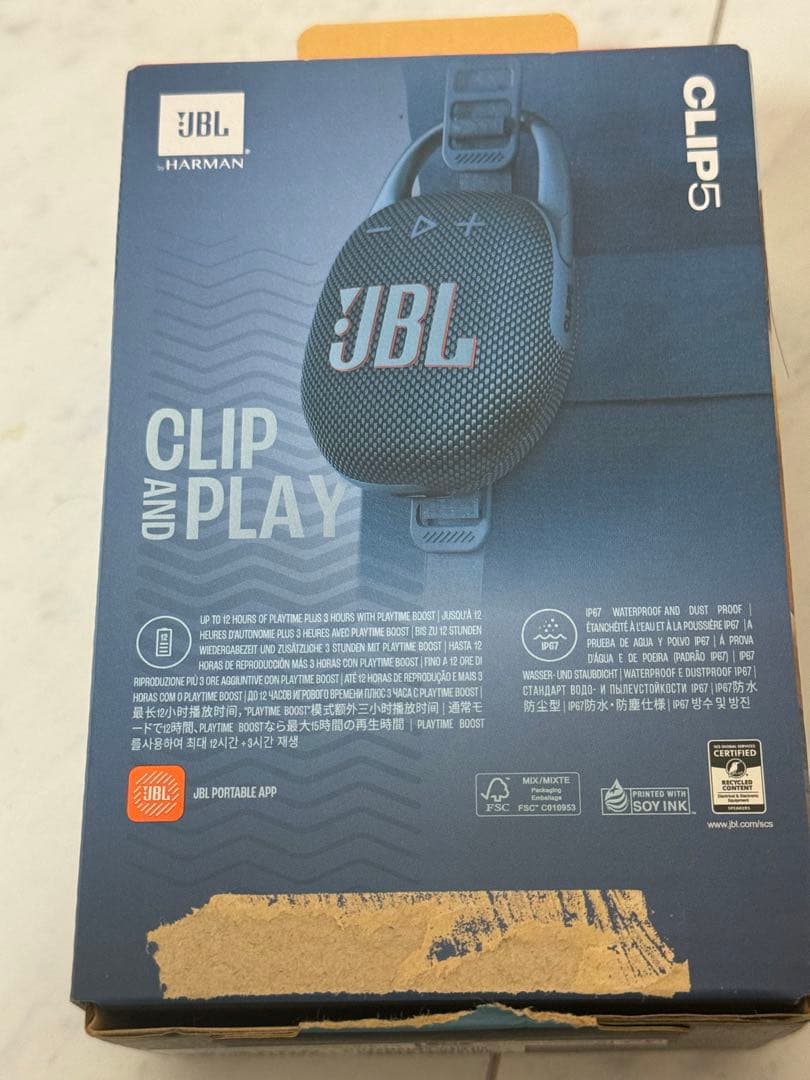 JBL CLIP5 ワイヤレススピーカー