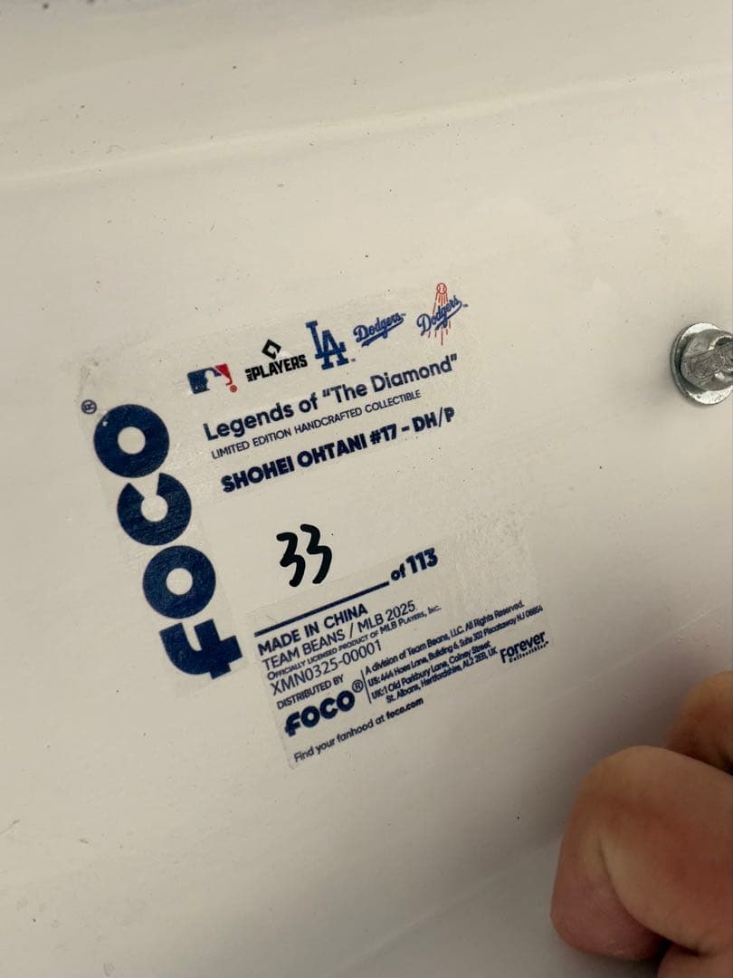 限定113個 大谷翔平 ボブルヘッド 2025年盗塁モデル アクリルケース付き