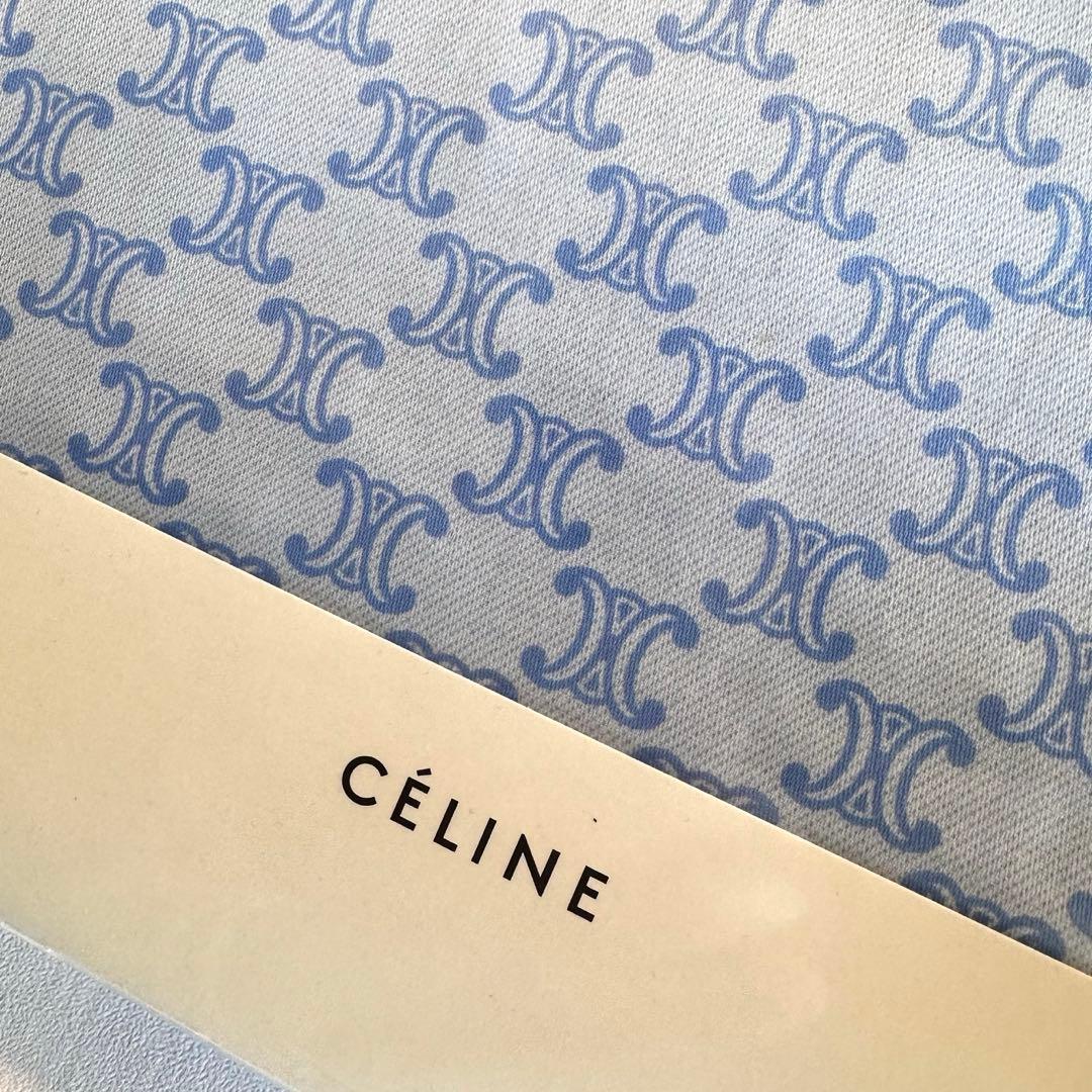 新品未開封◇セリーヌ✖️西川布団◇ロゴ総柄掛け布団カバーSL◇ブルー　マカダム