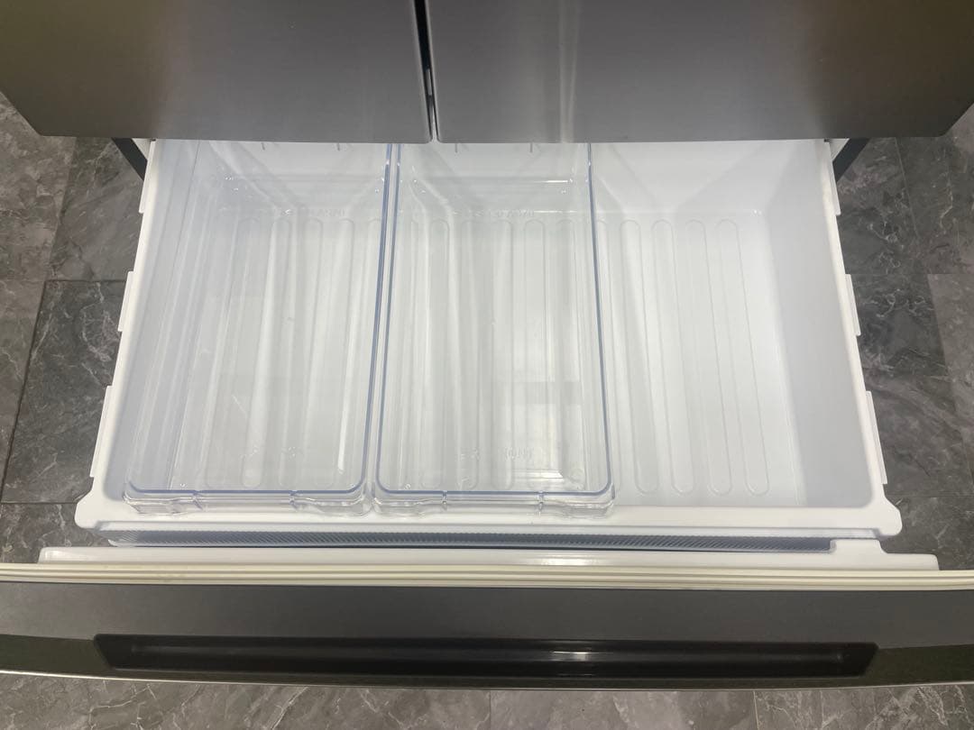 シャープ ノンフロン冷凍冷蔵庫 SJ-MF46K-H 457L 2023年製