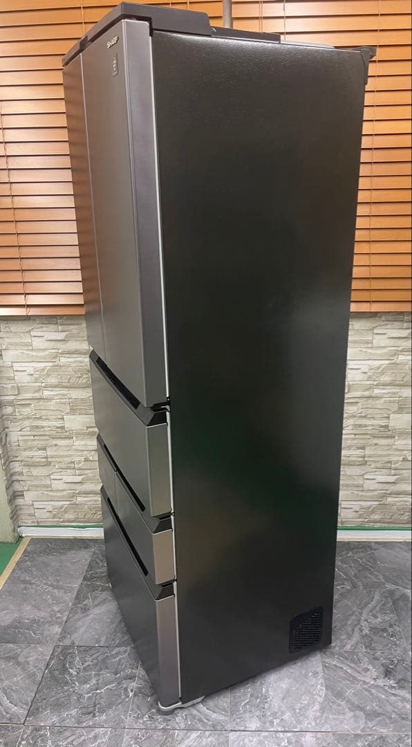 シャープ ノンフロン冷凍冷蔵庫 SJ-MF46K-H 457L 2023年製