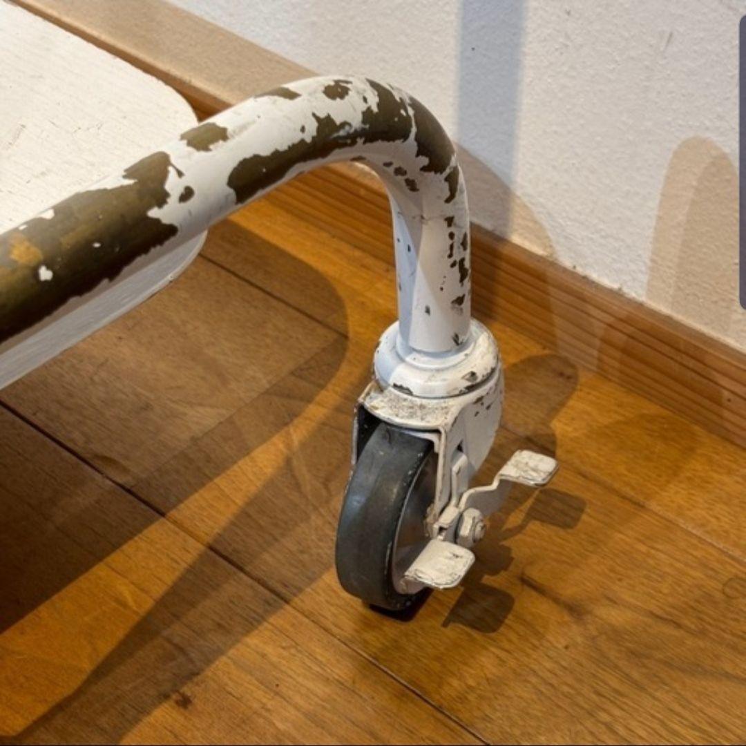 引き取り限定 キャスター付 2段 ハンガーラック ディスプレイ 店舗什器