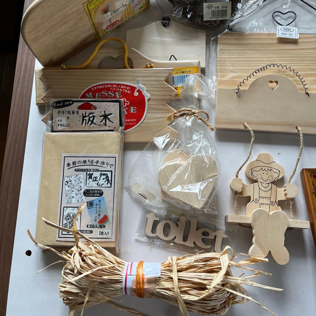 トールペイント カントリー グッズ  白木 いろいろ