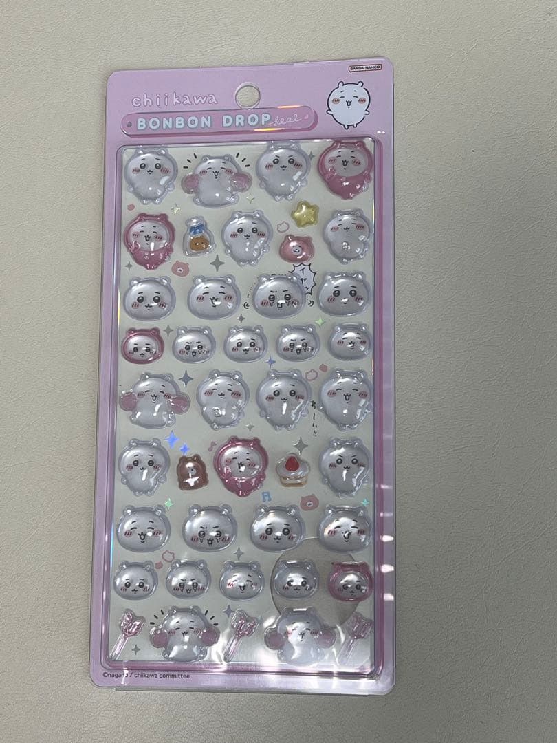 【国内正規品】ちいかわ ボンボンドロップシール 第1弾 4種セット　コンプリート