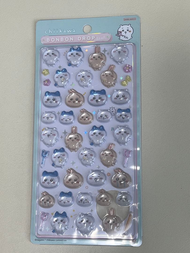 【国内正規品】ちいかわ ボンボンドロップシール 第1弾 4種セット　コンプリート