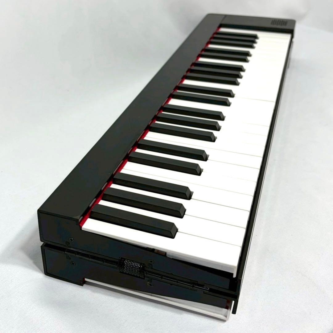 初心者向け 折りたたみ電子ピアノ 88鍵盤 キーボード 軽量 コンパクト 現状品