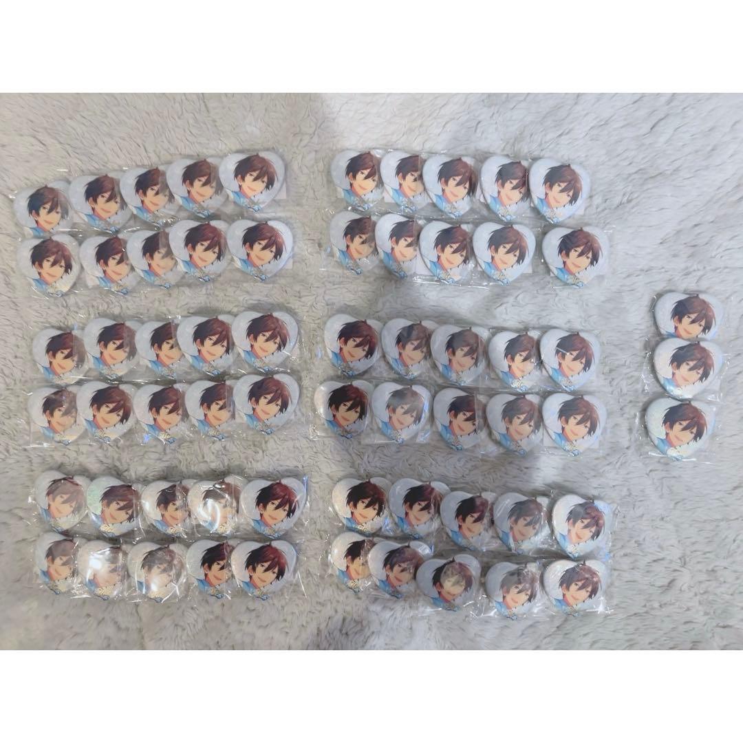 氷鷹北斗　誓約ハート缶バッジ　63個セット