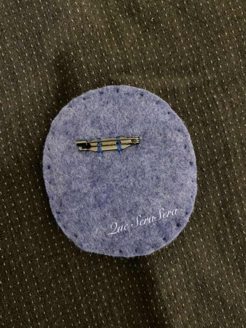 猫　エキゾチックショートヘア　刺繍　ブローチ