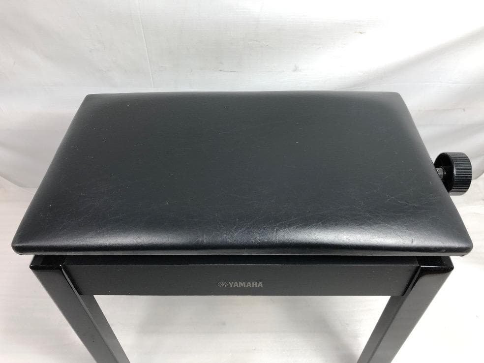 ※68330※YAMAHAピアノ椅子（黒）★送料無料