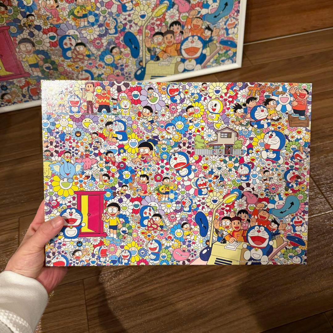 村上隆　ドラえもん展 額縁付き ジグソーパズル 1000ピース タカシ・ムラカミ