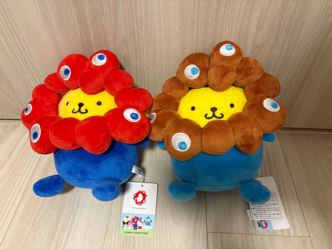 ポムポムプリン ミャクミャク ぬいぐるみM 2個セット