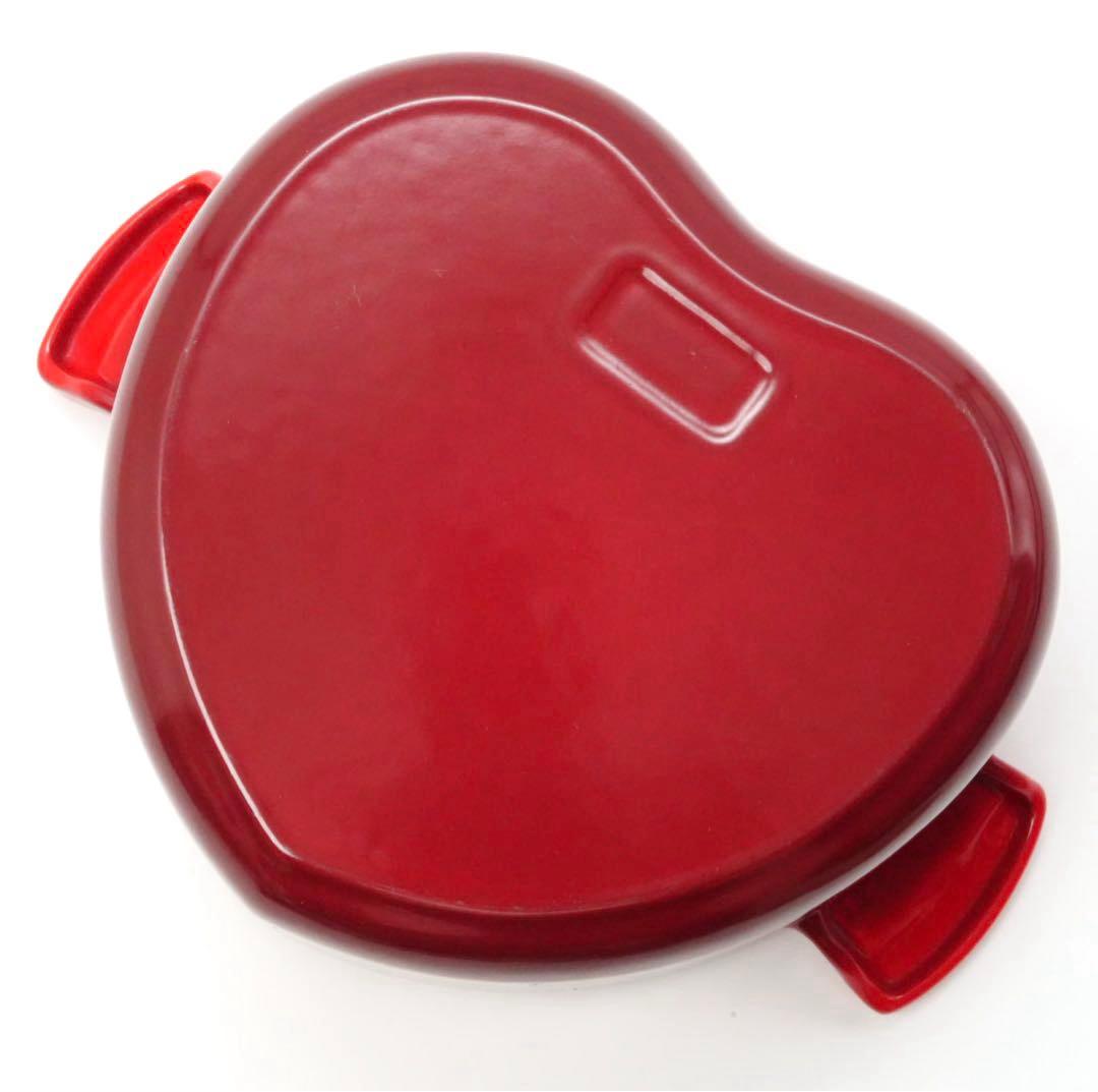 【美品】LE CREUSET　ココット ダムール チェリーレッド　18cm