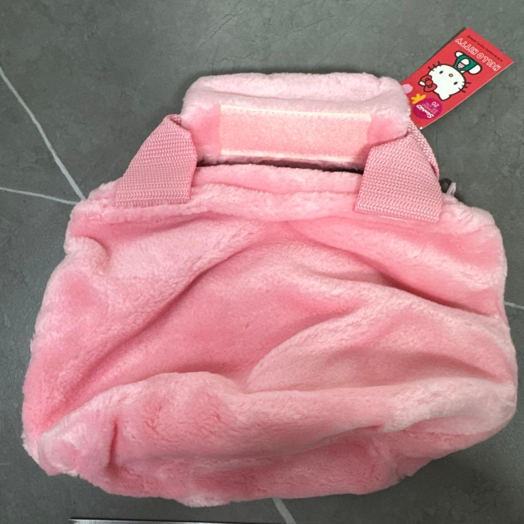 サンリオ　ハローキティ　バッグ　ミニバッグ　もこもこ　レトロ　当時物