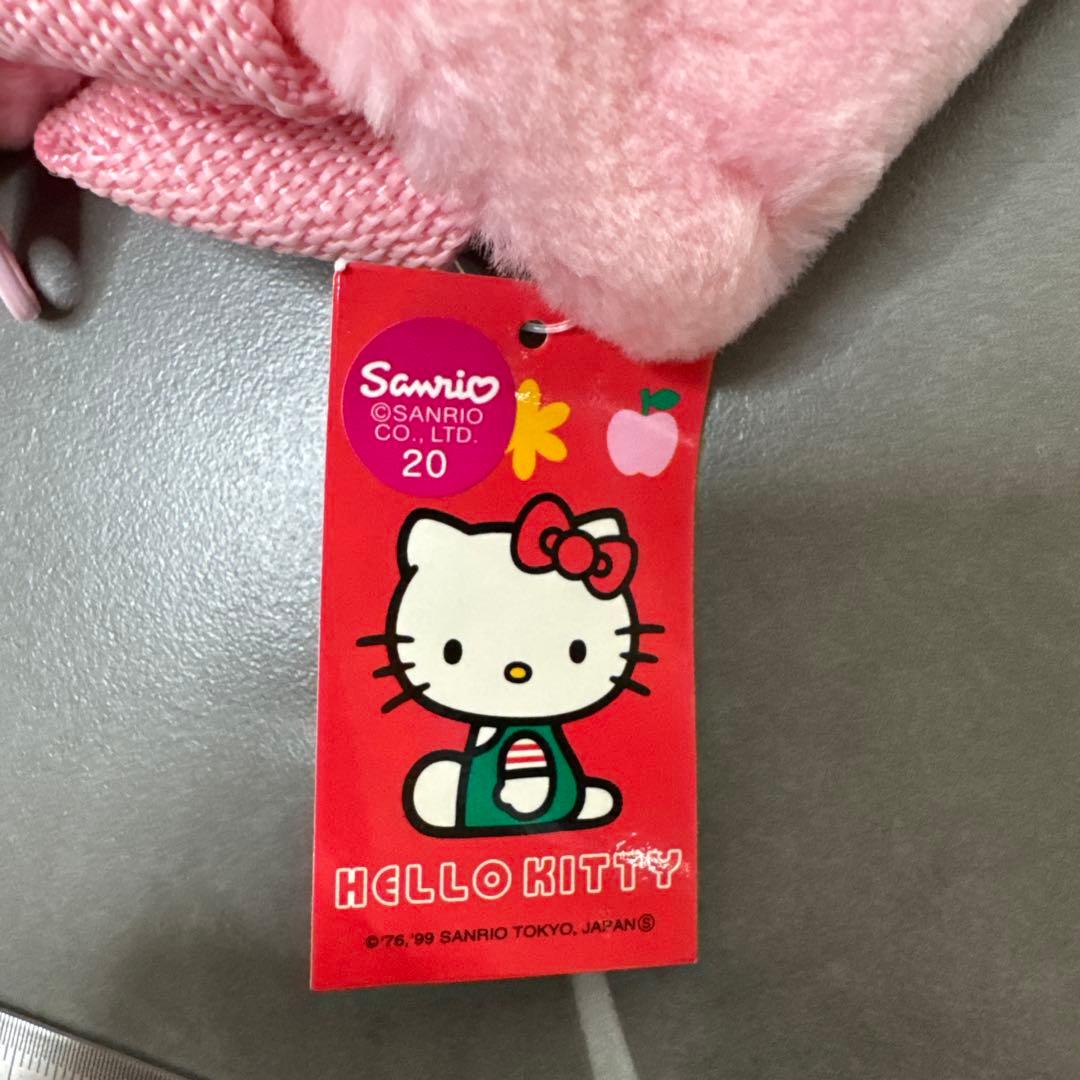 サンリオ　ハローキティ　バッグ　ミニバッグ　もこもこ　レトロ　当時物