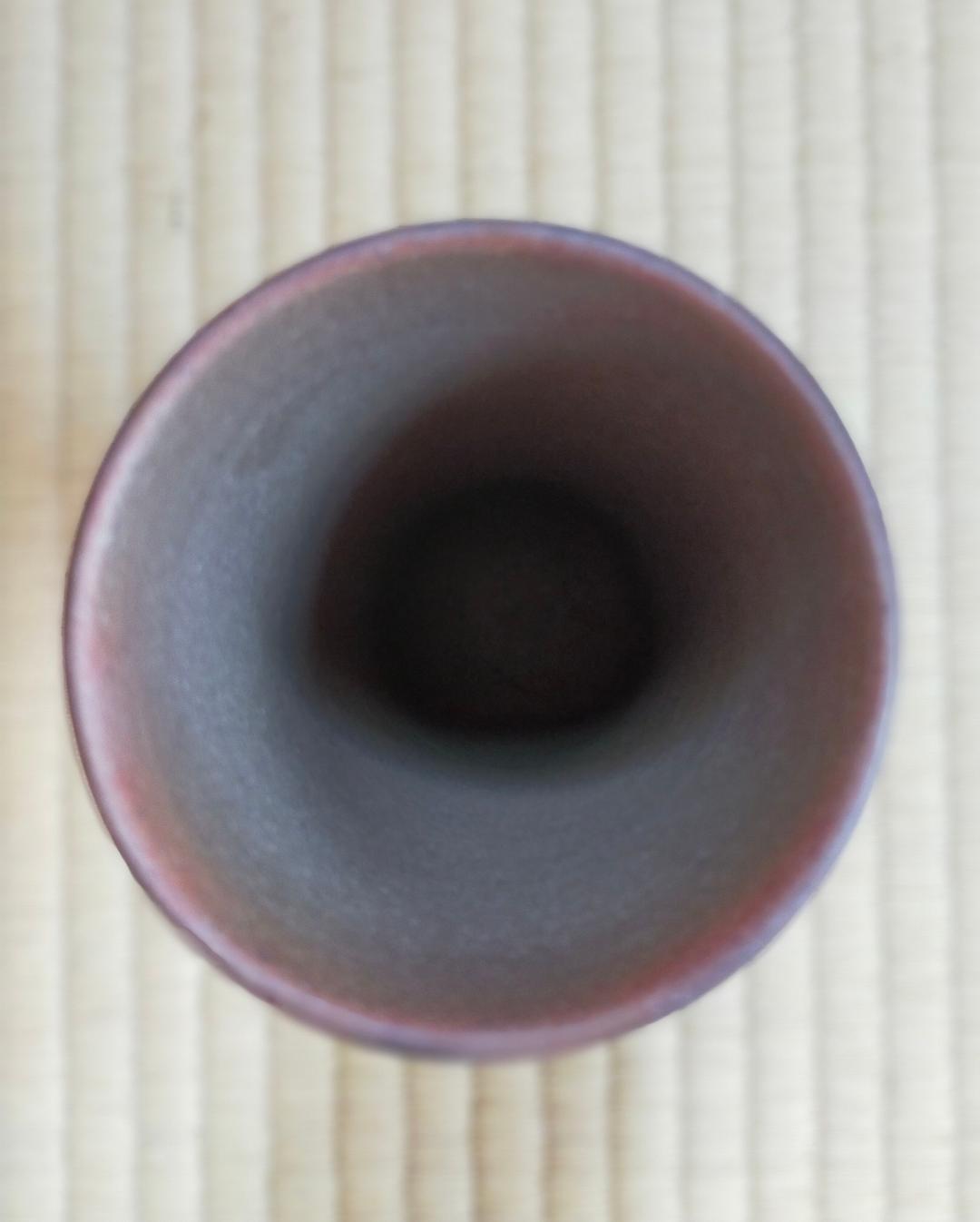 備前焼　窯変花器
