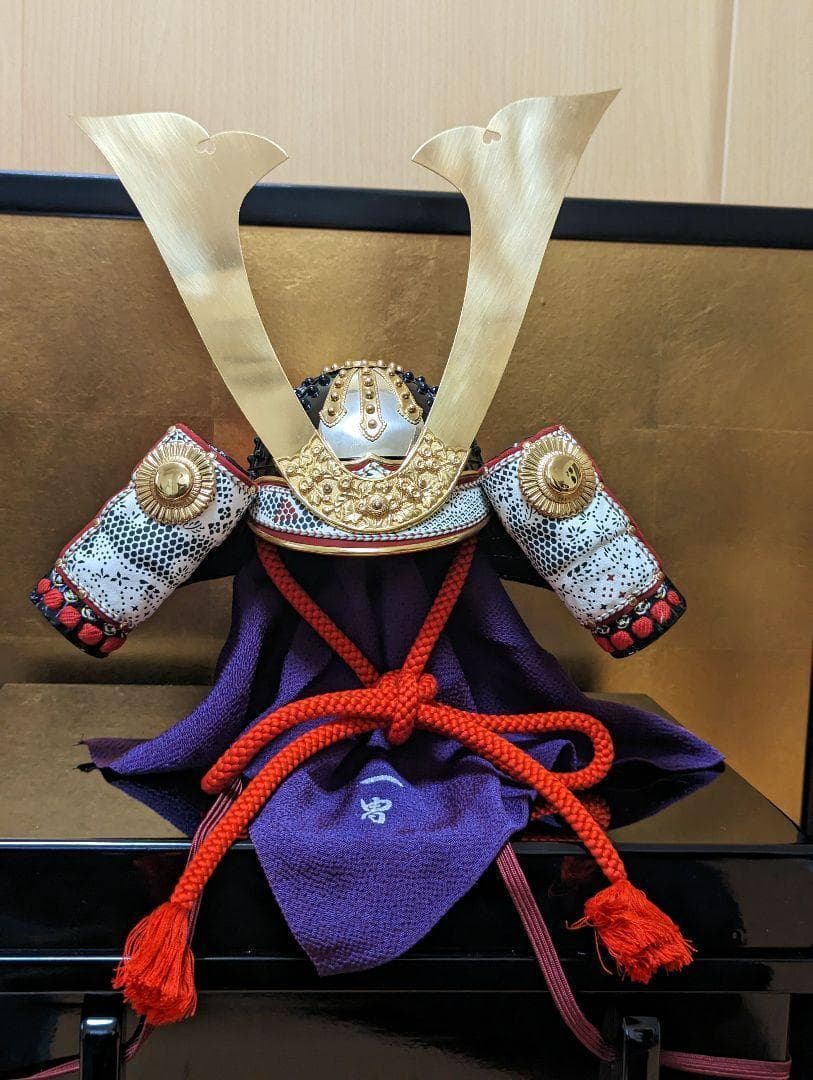 【高級品】名匠加藤一胄作 五月人形 兜飾り 大きめサイズ