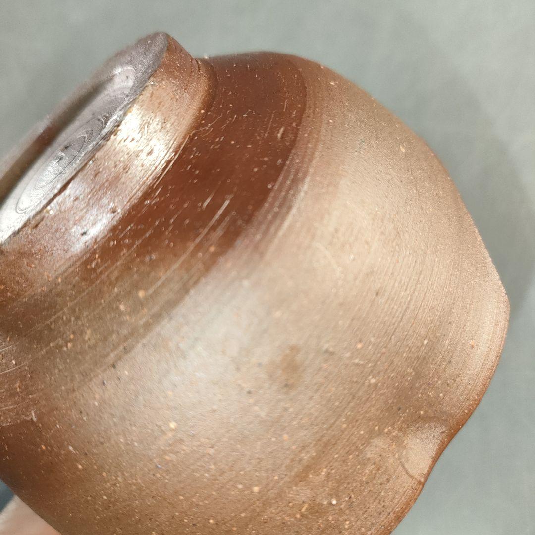 A1366-3/備前焼/南燦窯/木村健一/備前割山椒向付5客/共箱/懐石道具/