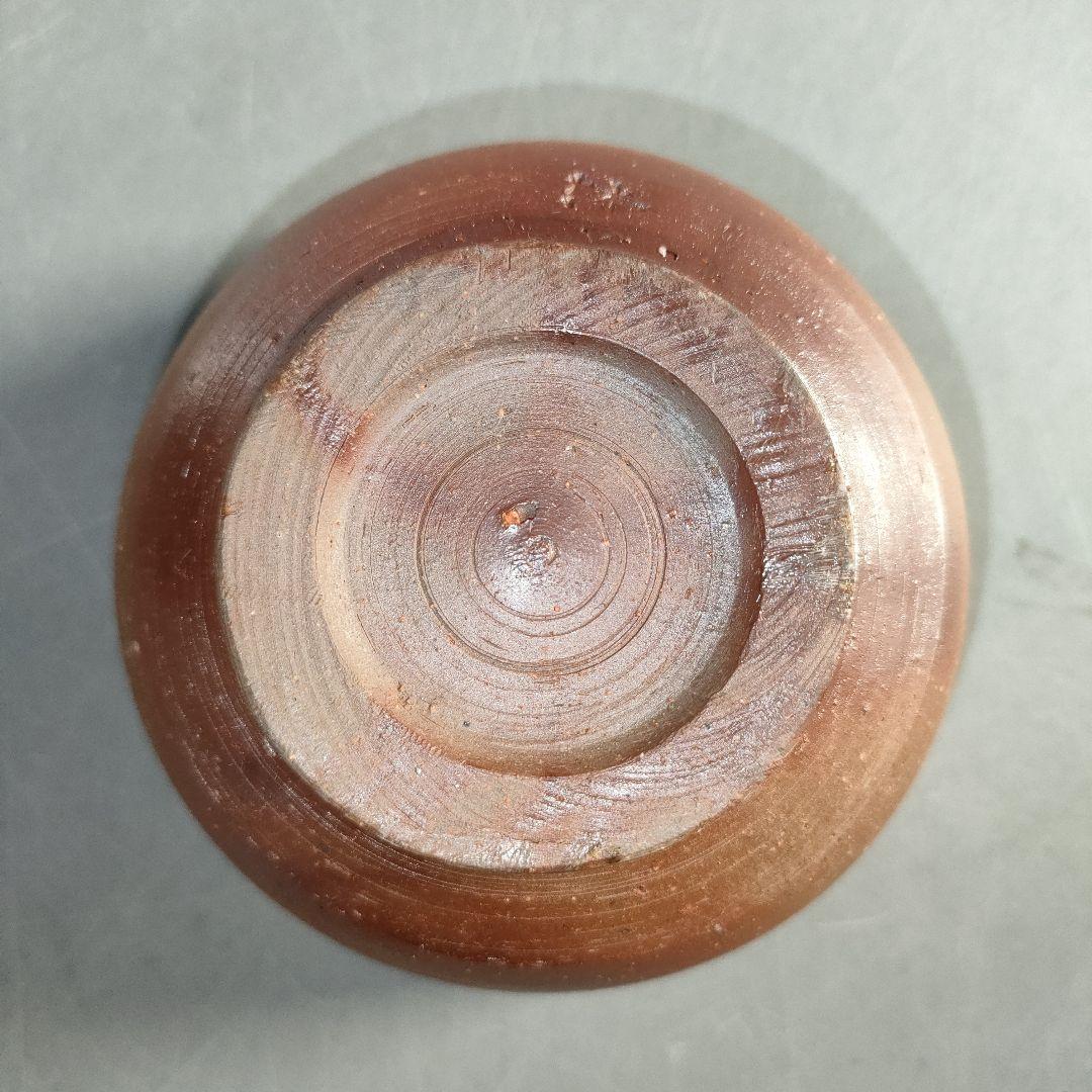 A1366-3/備前焼/南燦窯/木村健一/備前割山椒向付5客/共箱/懐石道具/