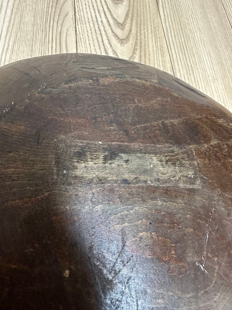 蕎麦こね鉢　木製 丸型ボウル　そば