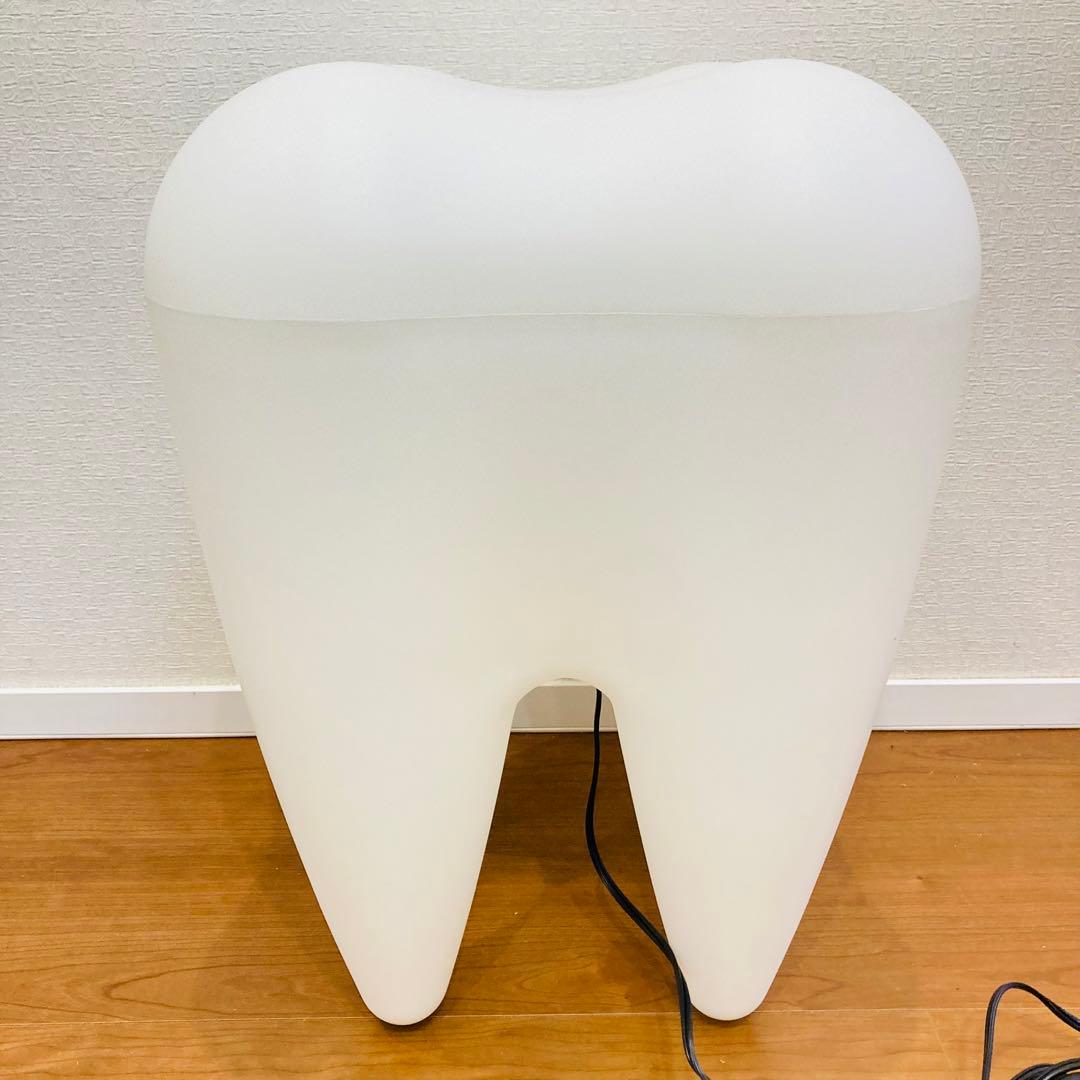 【美品】Tooth Lamp 歯の形をしたフロアランプ デザイナーズ　ランプ