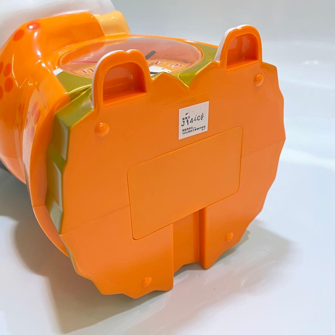 美品 音出し確認済み RHYTHM 志村けんのバカ殿様 おしゃべり目覚まし時計