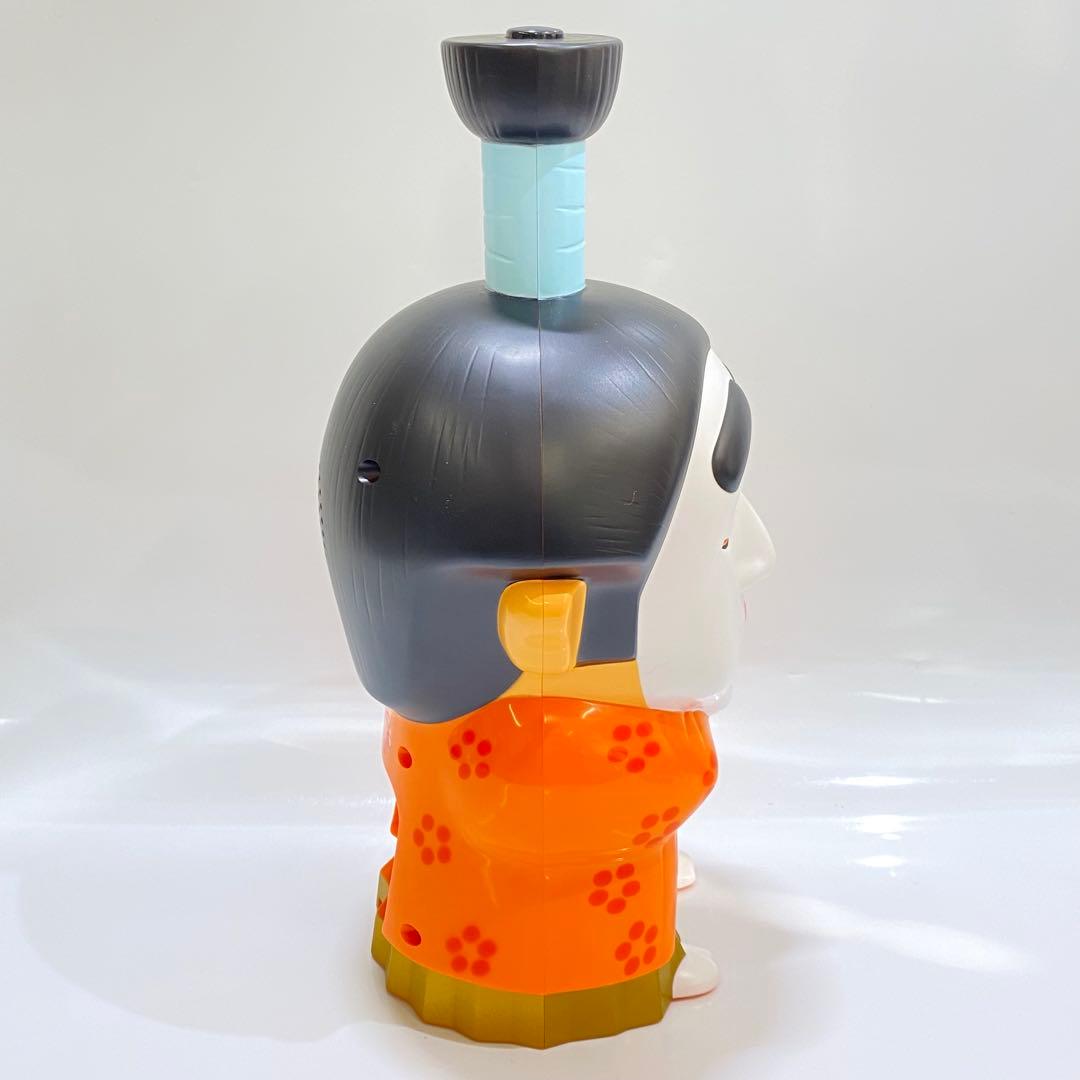 美品 音出し確認済み RHYTHM 志村けんのバカ殿様 おしゃべり目覚まし時計