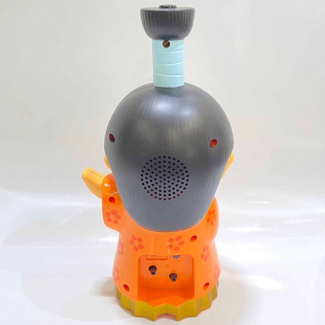 美品 音出し確認済み RHYTHM 志村けんのバカ殿様 おしゃべり目覚まし時計