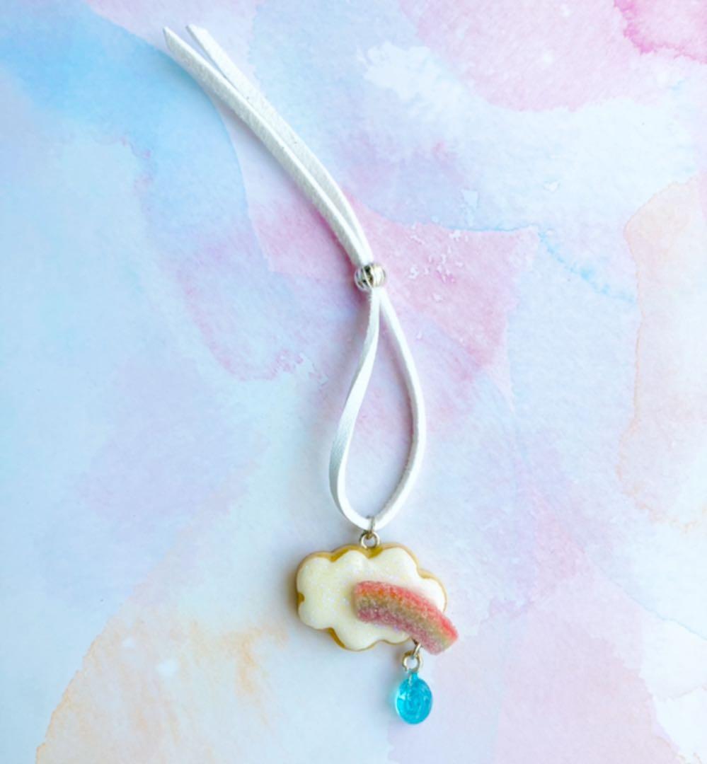 雲のアイシングクッキーショルダー　③ ハンドメイド