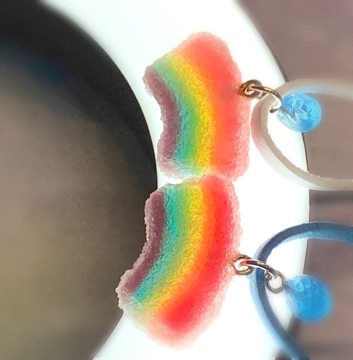 雲のアイシングクッキーショルダー　③ ハンドメイド