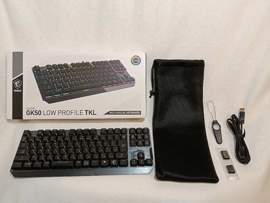 キーボード MSI VIGOR GK50 LOW PROFILE KB595