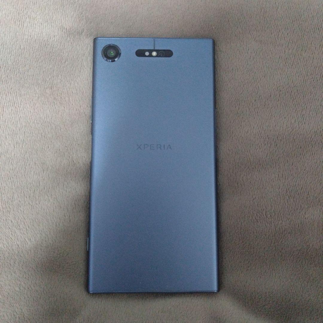 【美品】Xperia XZ1 SOV36 ムーンリットブルー SIMフリー