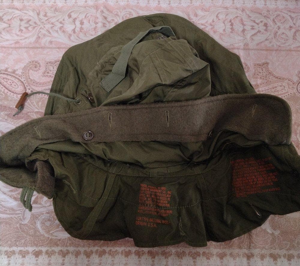 ★M-1951専用フード12 MAR 1951 未使用に近い！難あり！★A18