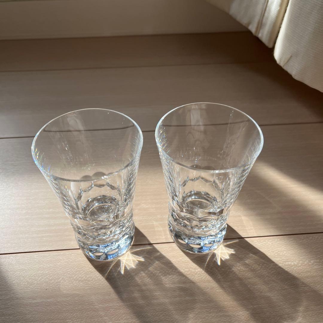 バカラ　ペアグラスジャパン　ビバ　11センチ未使用品