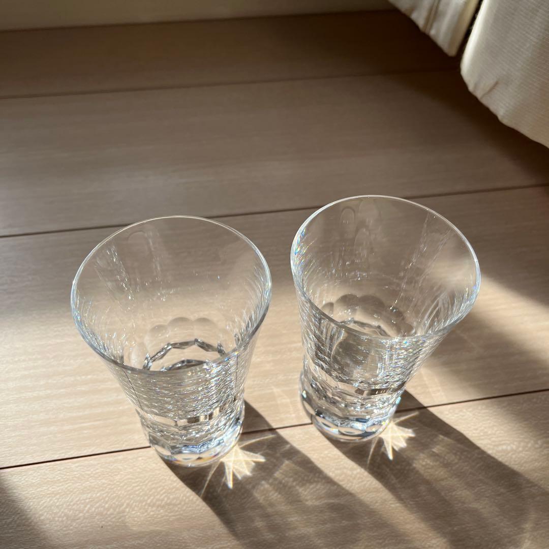 バカラ　ペアグラスジャパン　ビバ　11センチ未使用品
