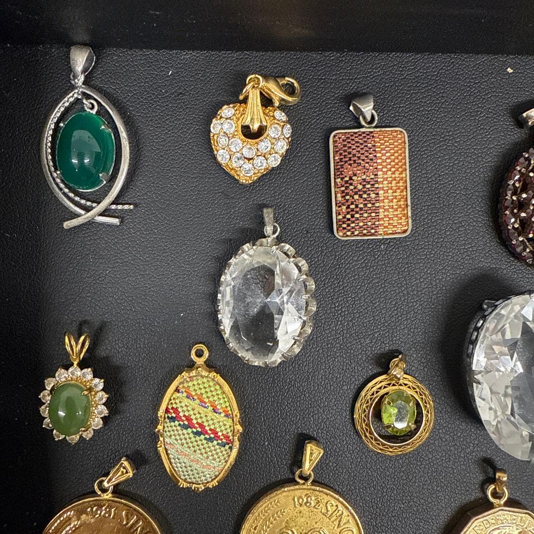 【 遺品整理 】 ペンダント トップ ネックレス まとめ 大量 天然石