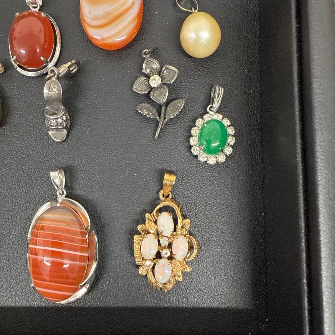 【 遺品整理 】 ペンダント トップ ネックレス まとめ 大量 天然石