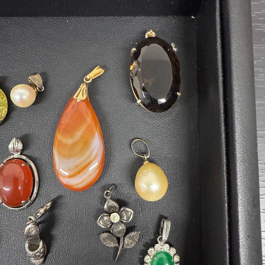 【 遺品整理 】 ペンダント トップ ネックレス まとめ 大量 天然石