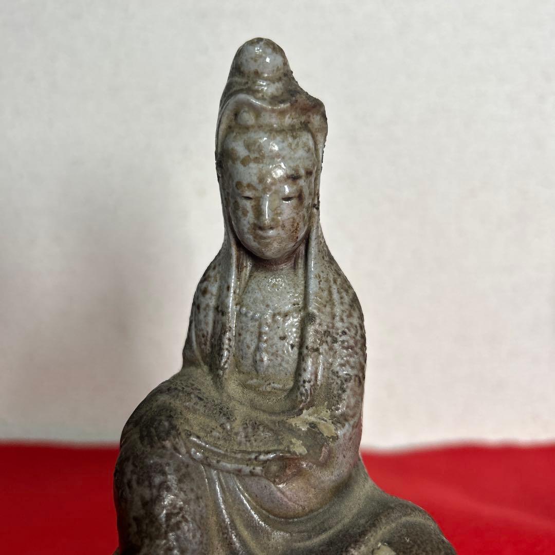 備前焼 名工　難波好陽 仏像　香炉❓貴重