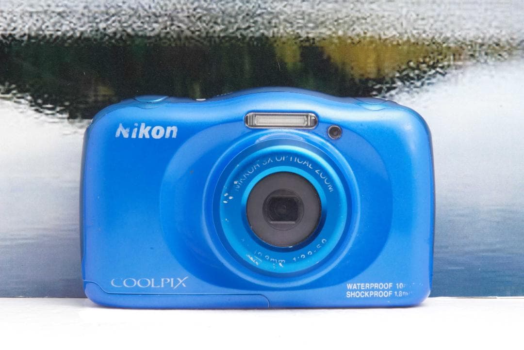 【美品】ニコンNikon COOLPIX W100 防水デジタルカメラ ブルー