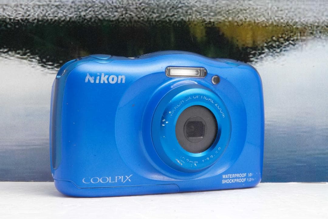 【美品】ニコンNikon COOLPIX W100 防水デジタルカメラ ブルー