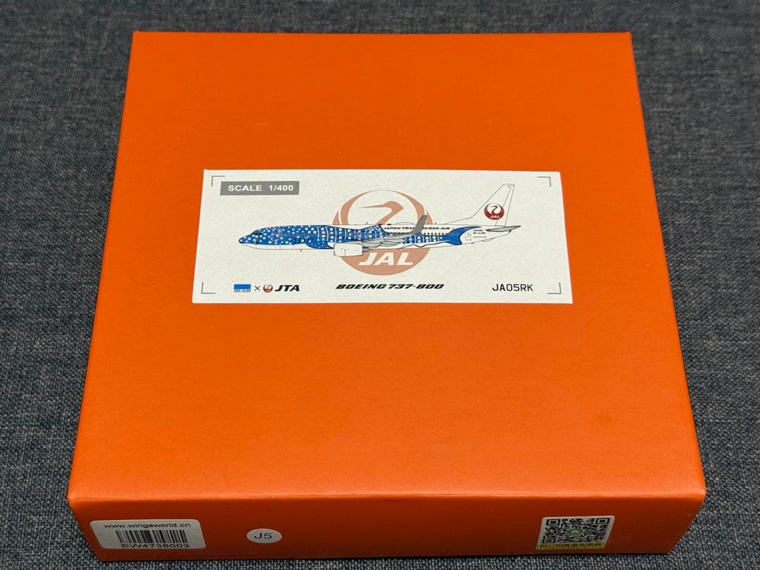1/400 JTA JAL 日本航空 B737 JA05RK ジンベエジェット