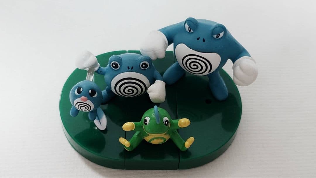 【立体ポケモン図鑑　第3集】　ニョロモ　ニョロゾ　ニョロボン　ニョロトノ